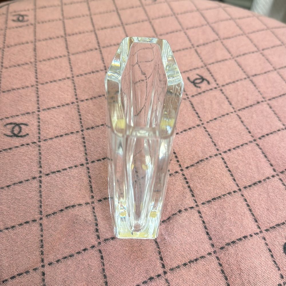 Vintage Signed Kosta Boda Edenfalk Crystal 5” Vase Etched Ducks *Made In Sweden* - Picture 4 of 7